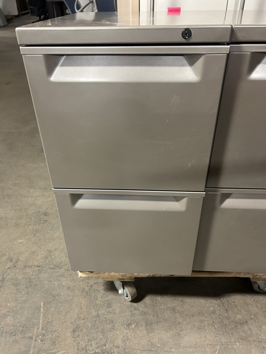 Gray File/File Pedestal 