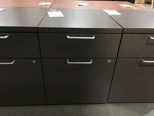 Grey 2 Drawer Mobile Ped