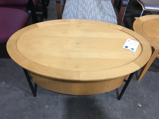 Oval Maple Coffee Table