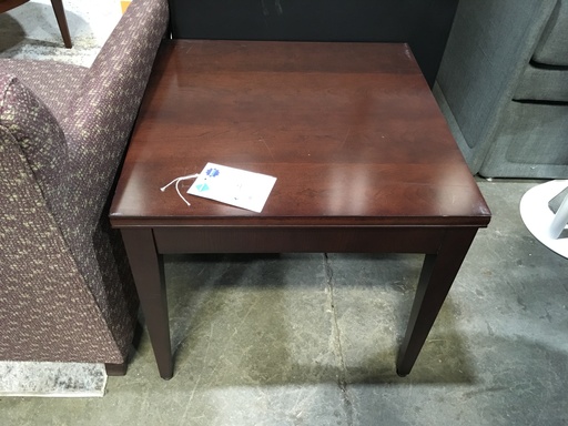 24x24 Mahogany End Tables