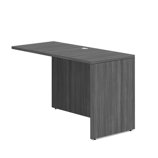 [OS196CG] COE- OfficeSource | OS Laminate | Reversible Return - 42''W x 24''D--Coastal Grey