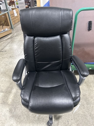 Black Vinyl High Back Executive Chair