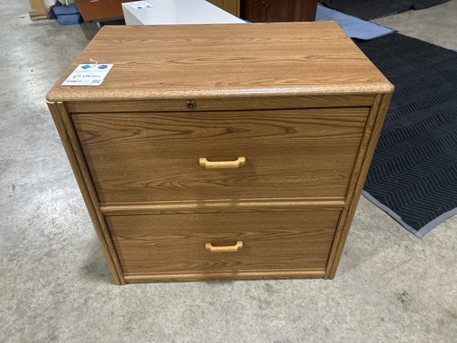 30" 2 Dr Lateral- Oak 