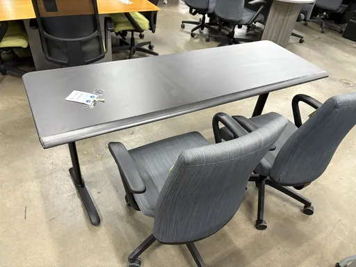 Folding Training Table Black 24"x72" 