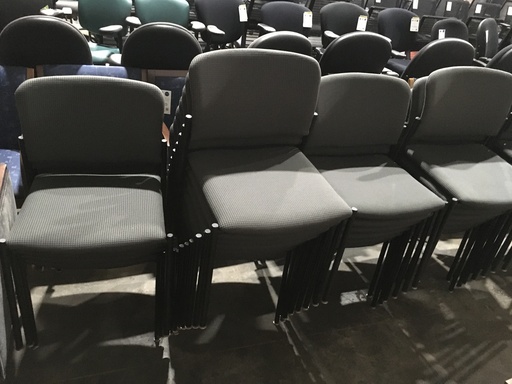 Grey Fabric Stack Chair   