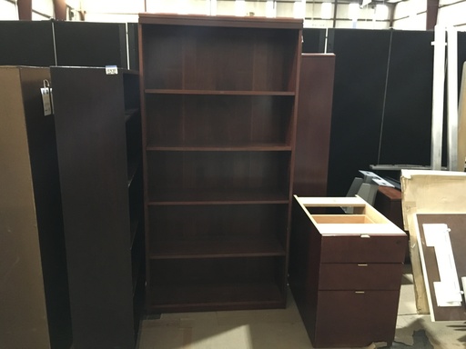5 Shelf Bookshelf Cherry 36"x72"