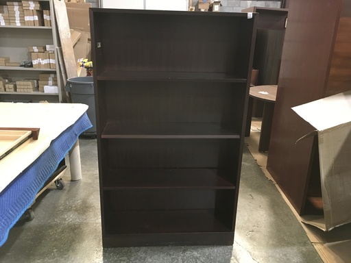 4 Shelf Bookshelf Walnut 36"x60"