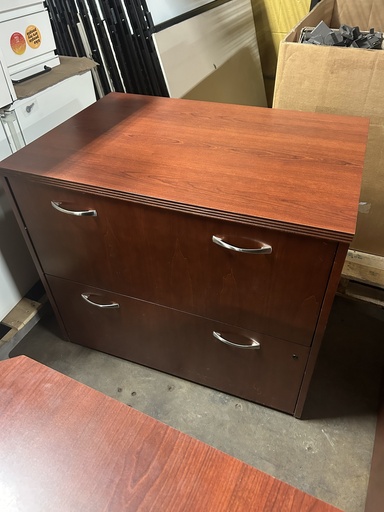 36" 2 Drawer Lateral - Cherry  