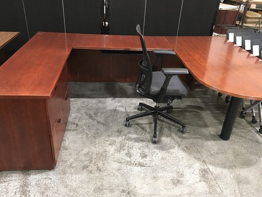 D-Top U Group 36x72 Cherry