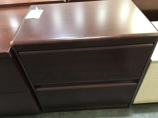 2 Drawer Lateral File Mahogany 31"