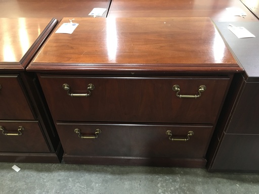 2 Drawer Traditional Lateral Cherry 36"