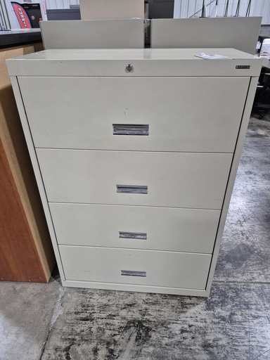 36" 4 Drawer Anderson Hickey Cabinet -tan