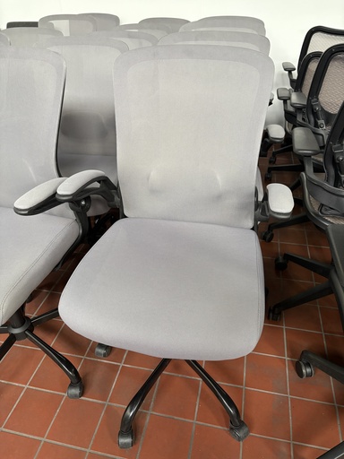 Single Function Grey Conference Chair (w / Flip Up Arms)