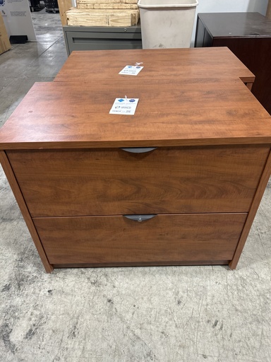 36" 2 Drawer Lateral File - Cherry