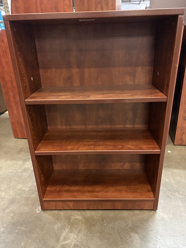  31"w x 47"h Bookcase (Red Cherry)  