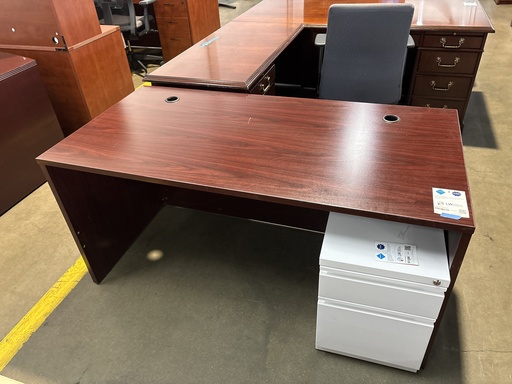 30x60 Desk Shell (Mahogany) 