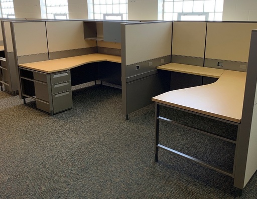 6x6 Herman Miller Canvas Stations  