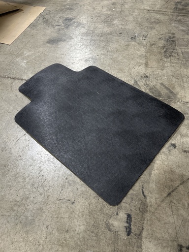36x48 Carpet Chair Mat w/ Lip - Black