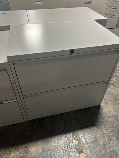 30" Open Plan Systems 2 Drawer Lateral - Gray 
