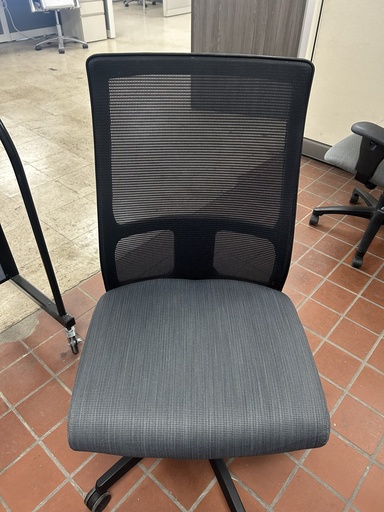 Hon Ignition Mid-Back Mesh Task Chair Grey Strip Multi Function (ARMLESS) 