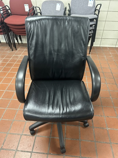 Task/Conference Chair - Black Vinyl 
