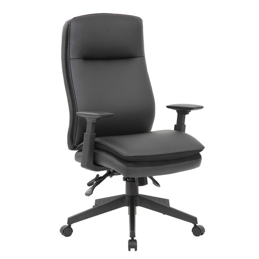 [05AG2QHEVBK] COE OfficeSource | Obsidian | High Back Executive Task Chair