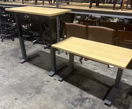 Haworth 24x48 Sit Stand- Maple