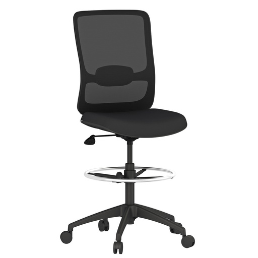 [OSST7009BK] COE- Orion Armless Mesh Back Task Stool with Black Frame