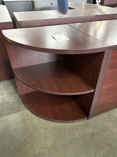 Corner Bookshelf (Mahogany)