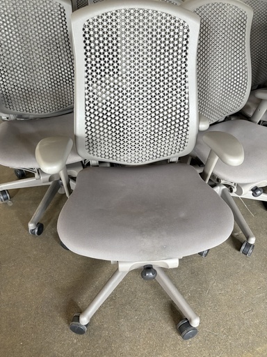 Herman Miller V2 Celle Conference Chair Greige FABRIC Seat, fixed arms, no lumbar  
