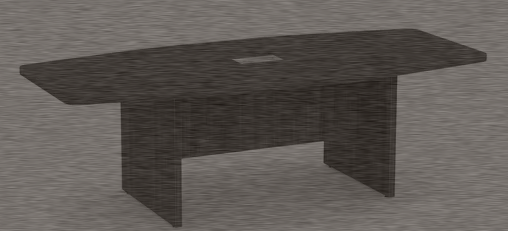 [PRM-PL236-BRI] DK- 8' BOAT SHAPE CONFERENCE TABLE TOP- BRINDLE