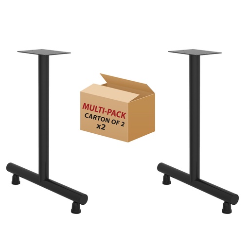 [5024TC] ModSilver 24" T-base w/22" Base Spread w/Casters - Black