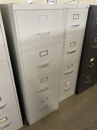 Hon 4 Dr Vertical file, light grey, Letter