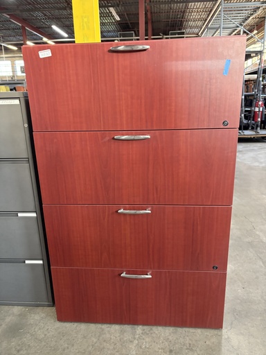 Maverick 4-Dr Lateral file, 36" wide, Cherry laminate
