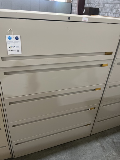 42" Wide Kimball Flip Top Drawer Lateral File