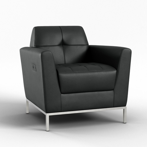 COE Parker Lounge Seat BLK Leather   (OSRL3027)