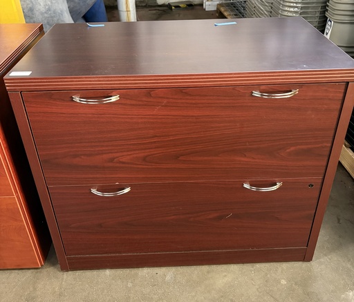 HON 2 Drawer Lateral Filing Cabinet 36”w Mahogany (Valido Series)