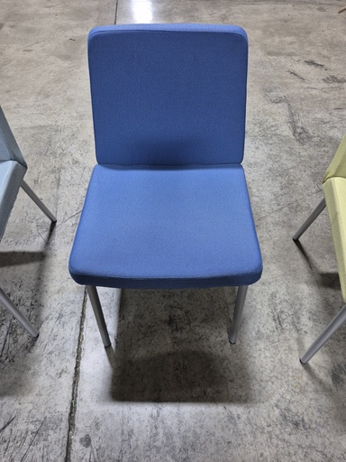 Hon armless side chair blue
