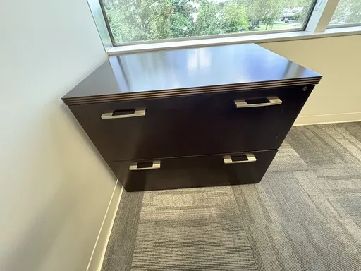 JSI 2 drawer 36” lateral file espresso 