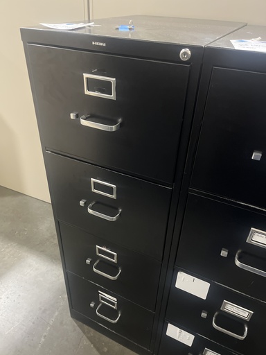 Hon 4 Drawer Vertical File, Legal Black