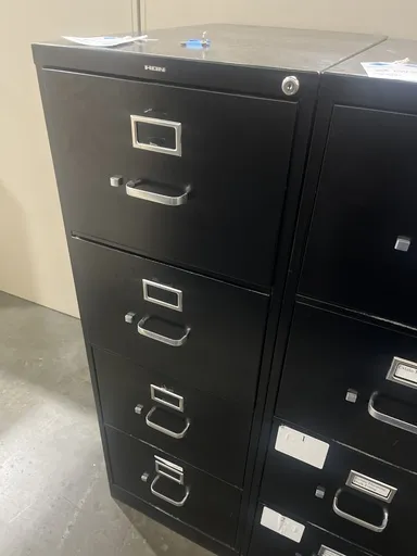 Hon 4 Drawer Vertical File, Legal Black