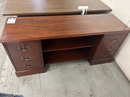 20x72 Double Ped Storage Credenza - Cherry