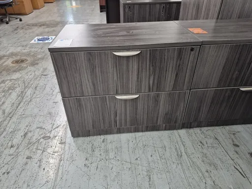 36" 2 Drawer Lateral Cabinet- Grey