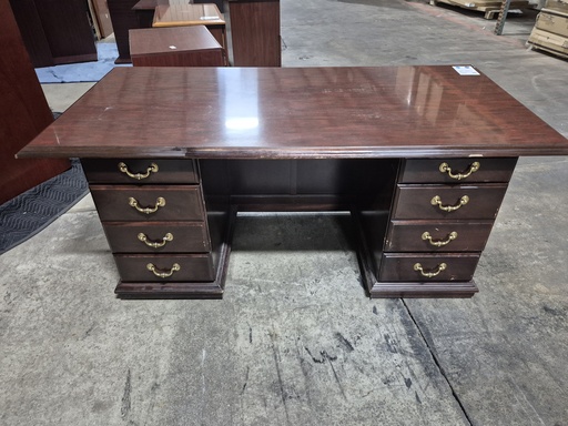 36x72 Dbl Ped Traditional Desk
