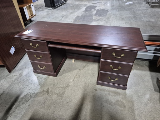 24x66 Dbl Ped Traditional Credenza