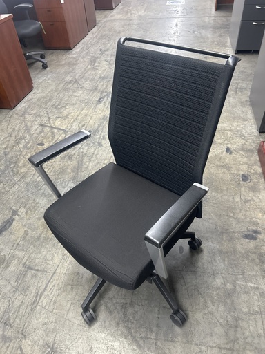 Sit On It SONA Mesh Back Fabric Seat with Fixed Arms SOI