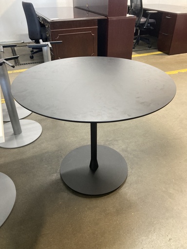 36" Black Table, Disk Base 
