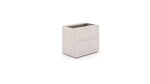 [CD-P3422L-1-BDG] CD 2 Drawer Lateral File Blanc De Gris