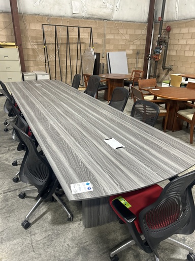 14ft Grey Conference Table