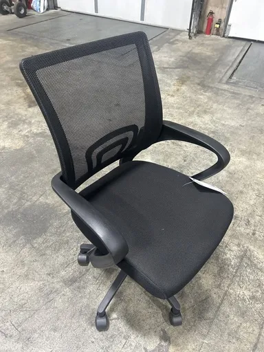 Conference Chairs Black Mesh Back